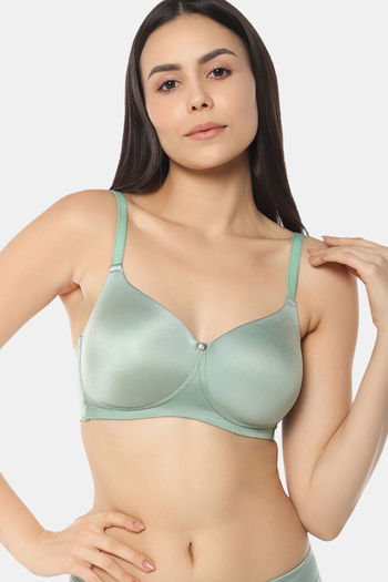 Amante Padded Non Wired Full Coverage T-Shirt Bra - Pastel Green Buy Amante Padded Non Wired Full Coverage T-Shirt Bra - Pastel Green